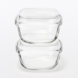 蓋をしたままレンジで使える　耐熱ガラス容器　小鉢型／小