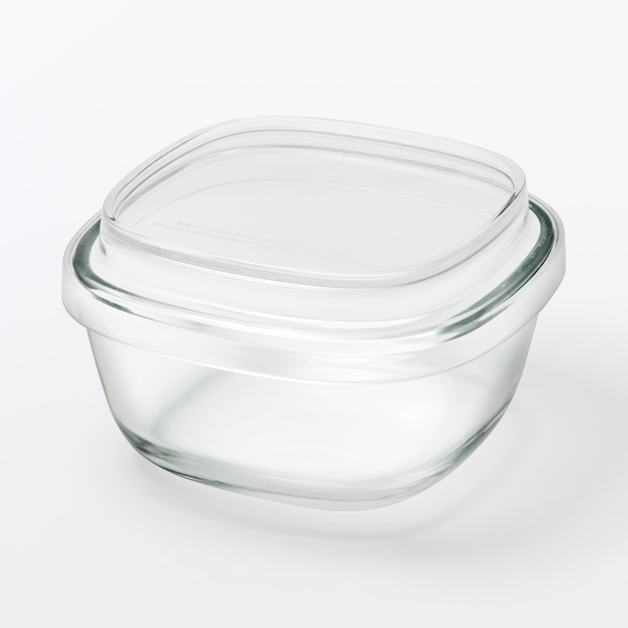 蓋をしたままレンジで使える 耐熱ガラス容器 小鉢型／小 | 無印良品