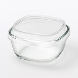 蓋をしたままレンジで使える　耐熱ガラス容器　小鉢型／小