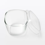 蓋をしたままレンジで使える　耐熱ガラス容器　小鉢型／中