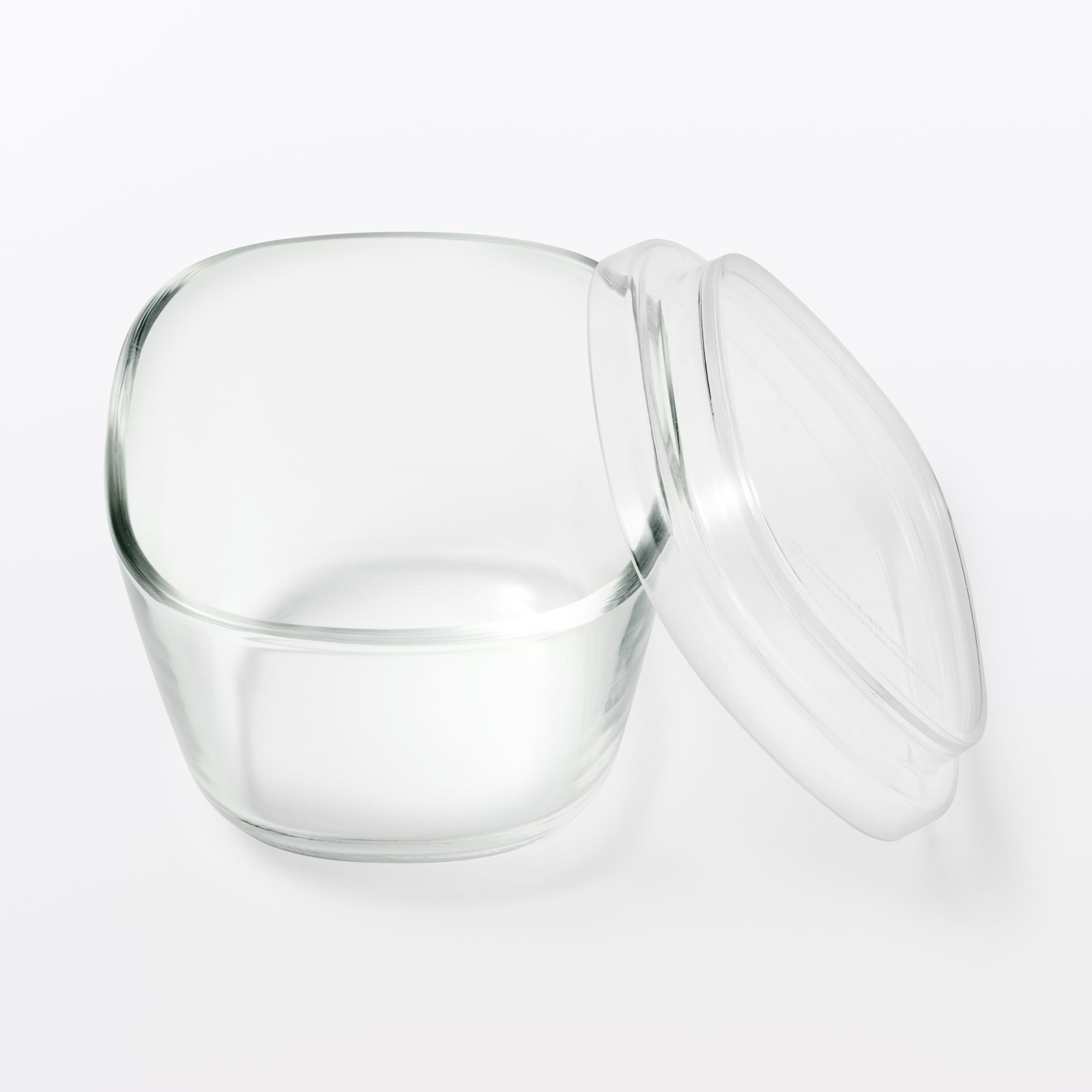 蓋をしたままレンジで使える　耐熱ガラス容器　小鉢型／中