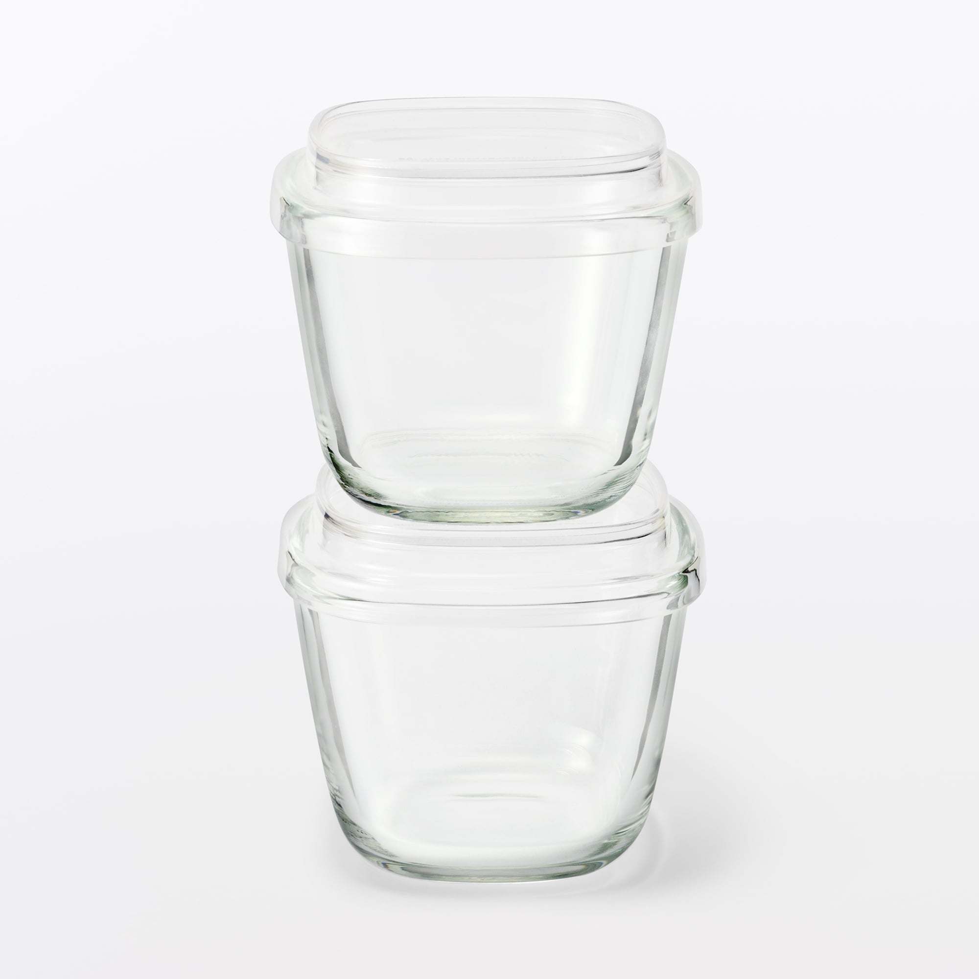 蓋をしたままレンジで使える　耐熱ガラス容器　小鉢型／中