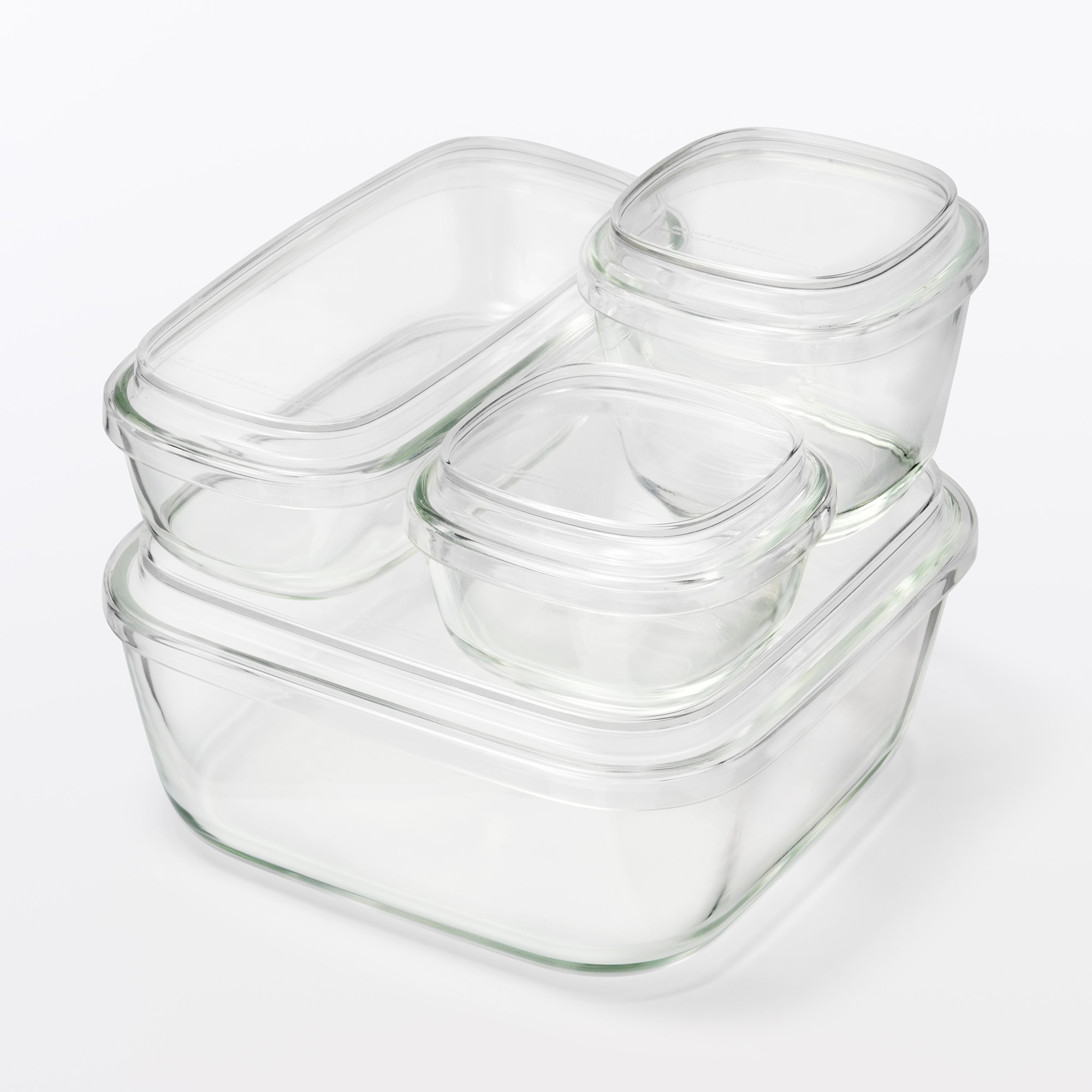 蓋をしたままレンジで使える　耐熱ガラス容器　小鉢型／中