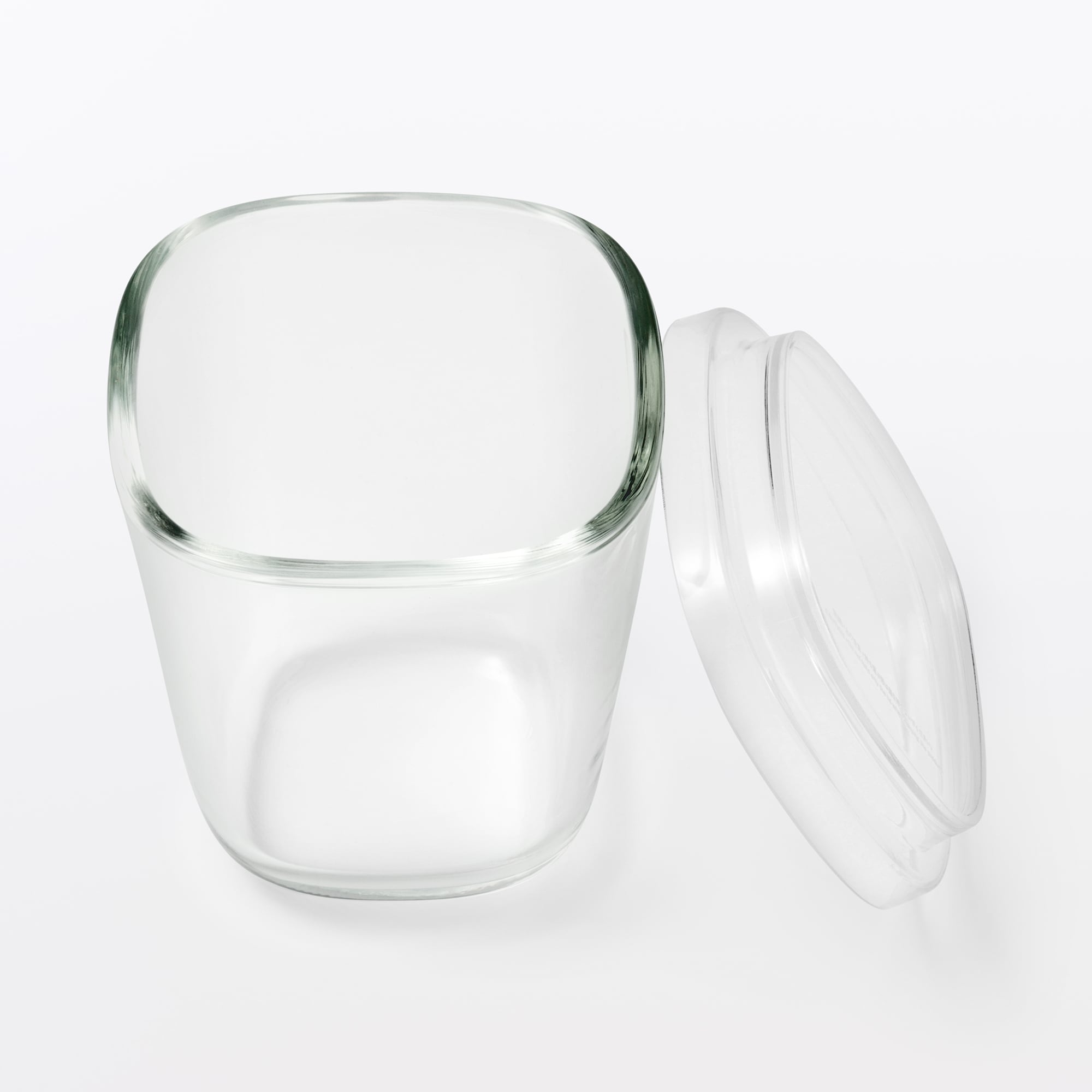 蓋をしたままレンジで使える　耐熱ガラス容器　小鉢型／大