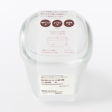 蓋をしたままレンジで使える　耐熱ガラス容器　小鉢型／大