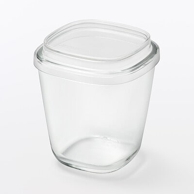 蓋をしたままレンジで使える　耐熱ガラス容器　小鉢型／小～大