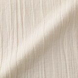 婦人　脇に縫い目のない　チーズクロスガーゼ長袖パジャマ　