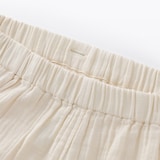 婦人　脇に縫い目のない　チーズクロスガーゼ長袖パジャマ　