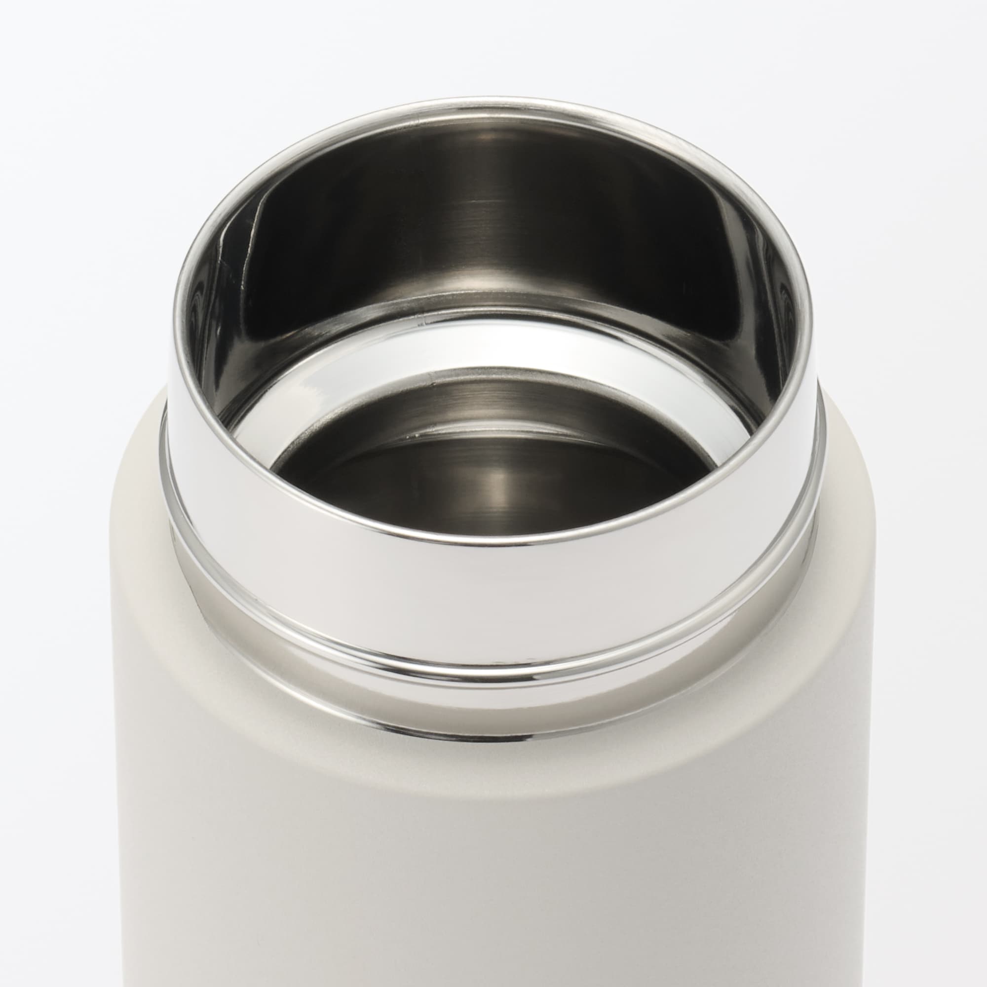 コンパクト保温・保冷器具 ホワイト 真空断熱構造 保温保冷ボトル ハンドルタイプ | 無印良品