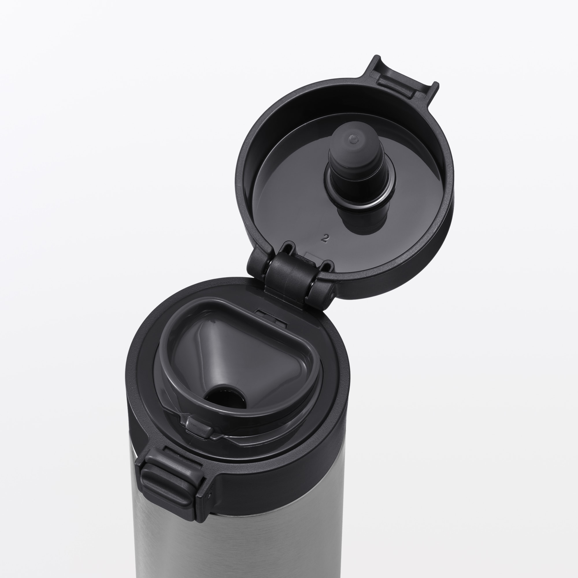 真空断熱構造　保温保冷ボトル　ワンタッチタイプ