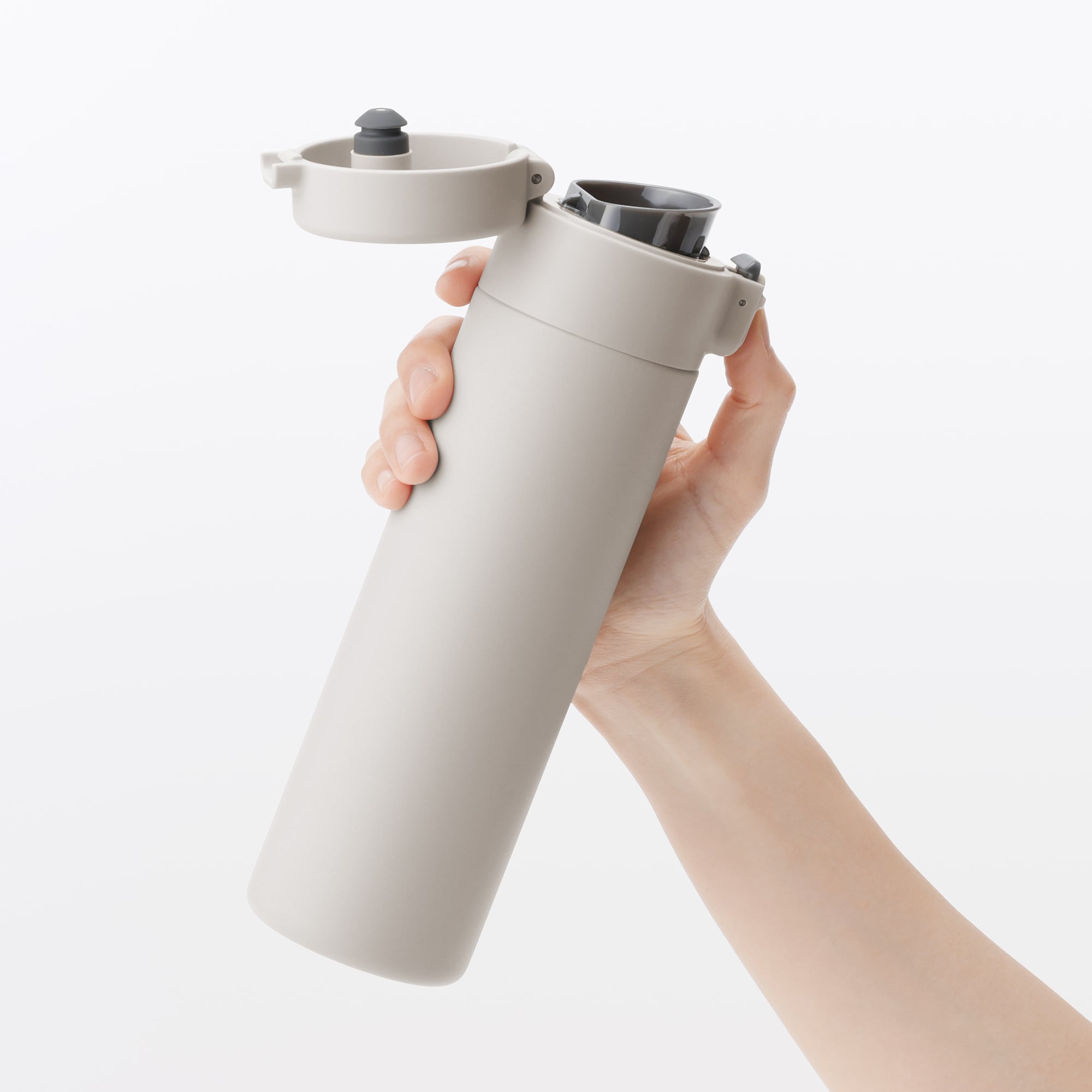 真空断熱構造　保温保冷ボトル　ワンタッチタイプ