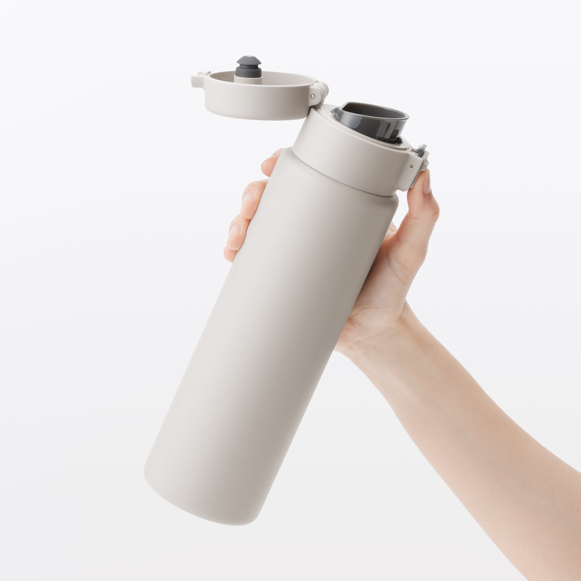 真空断熱構造　保温保冷ボトル　ワンタッチタイプ