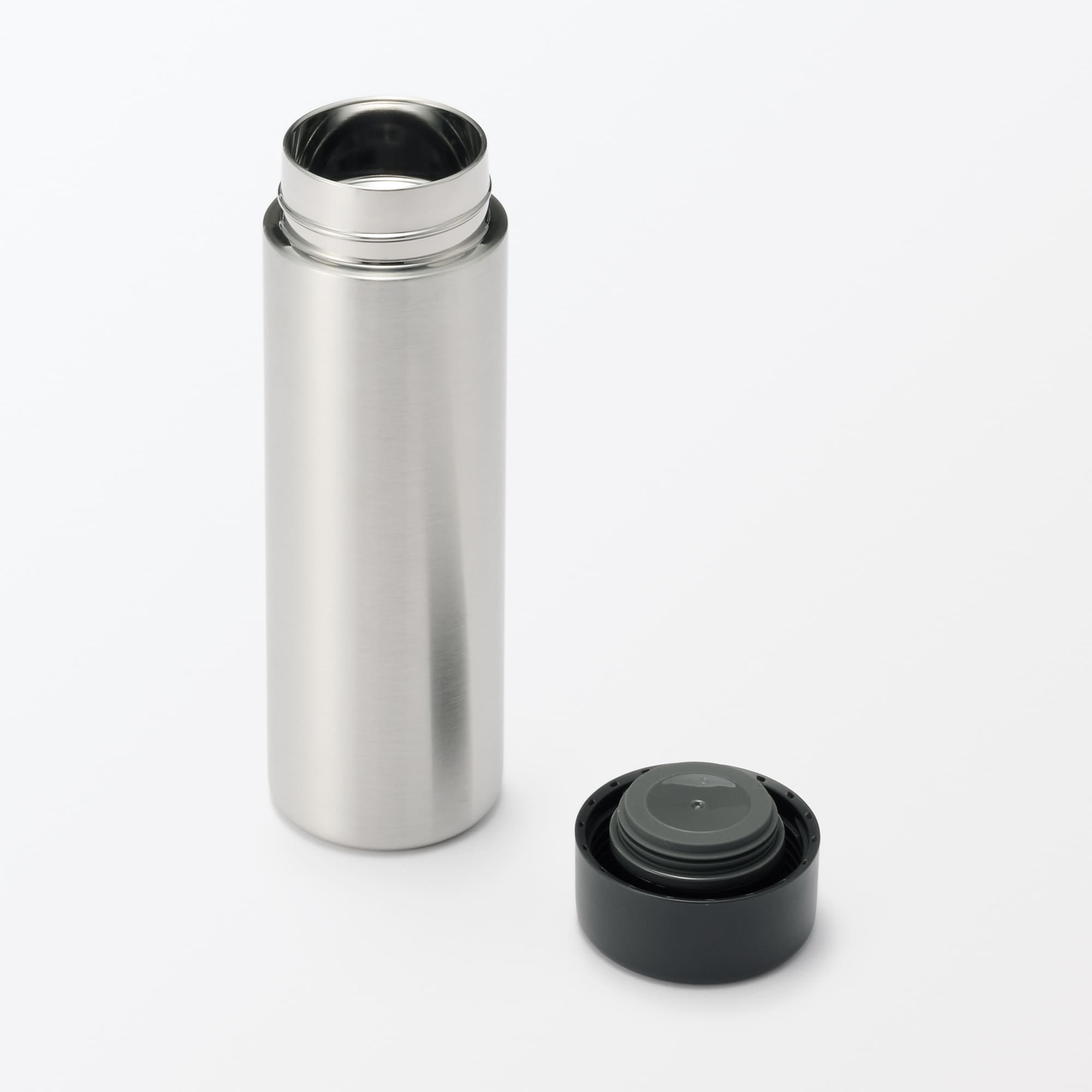 真空断熱構造　保温保冷ボトル　フラットタイプ