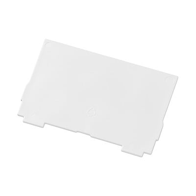 【パーツ】ＰＰケース引出式　浅型用仕切　ホワイトグレー