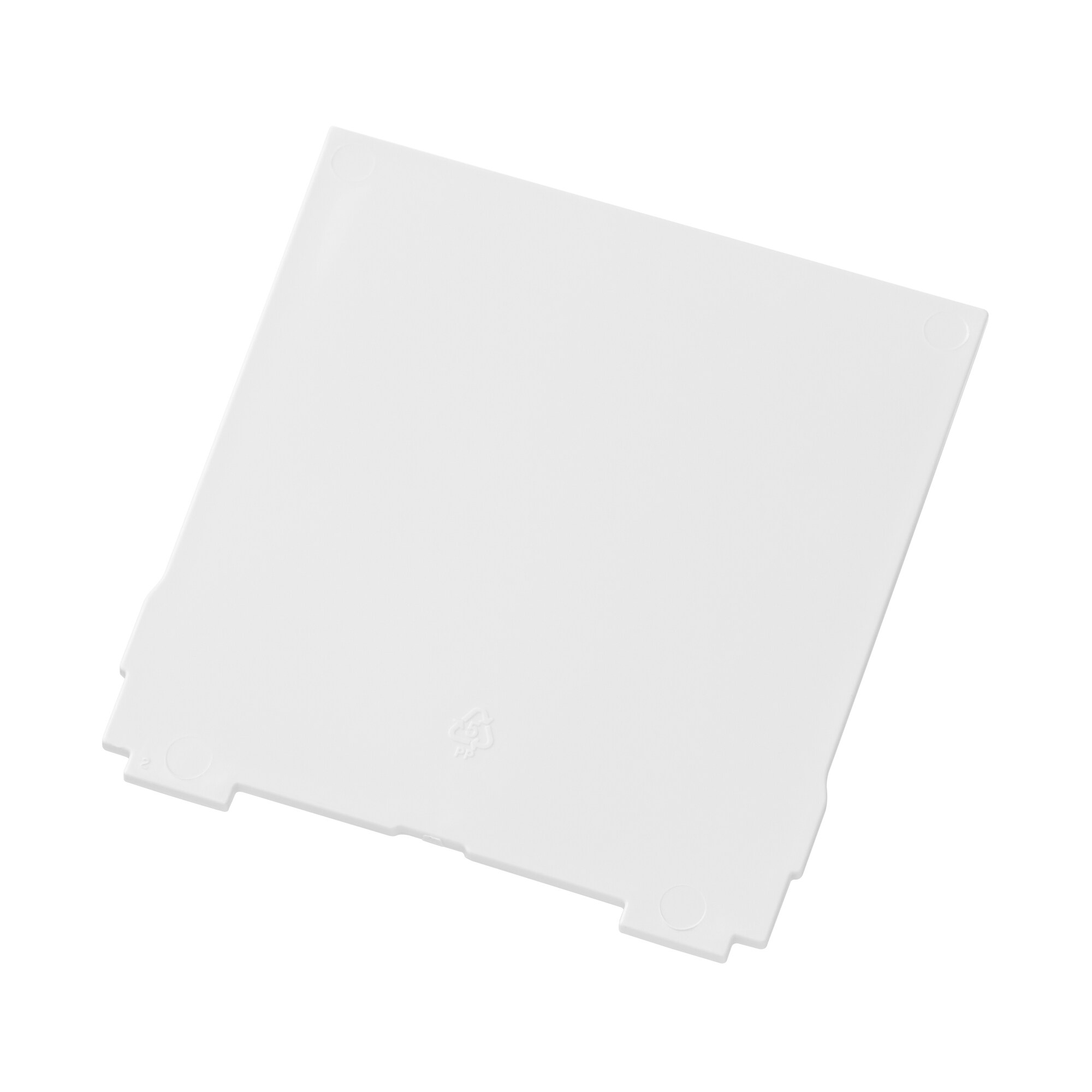 【パーツ】ＰＰケース引出式　深型用仕切　ホワイトグレー