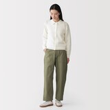 婦人　洗えるメッシュポロカーディガン