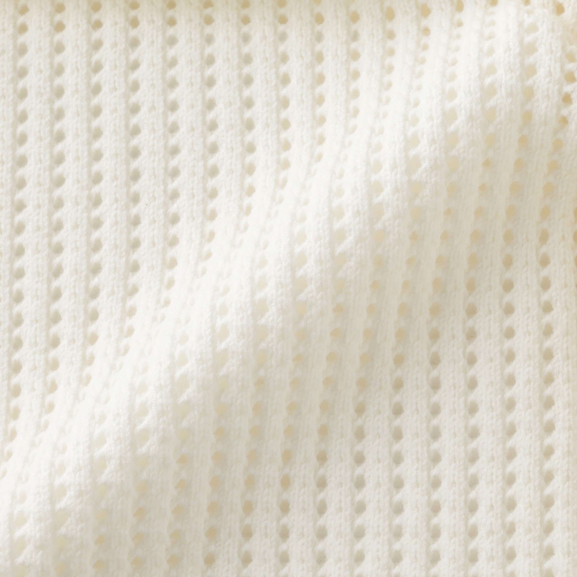 婦人　洗えるメッシュポロカーディガン