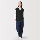 婦人　洗えるケーブル柄ベスト