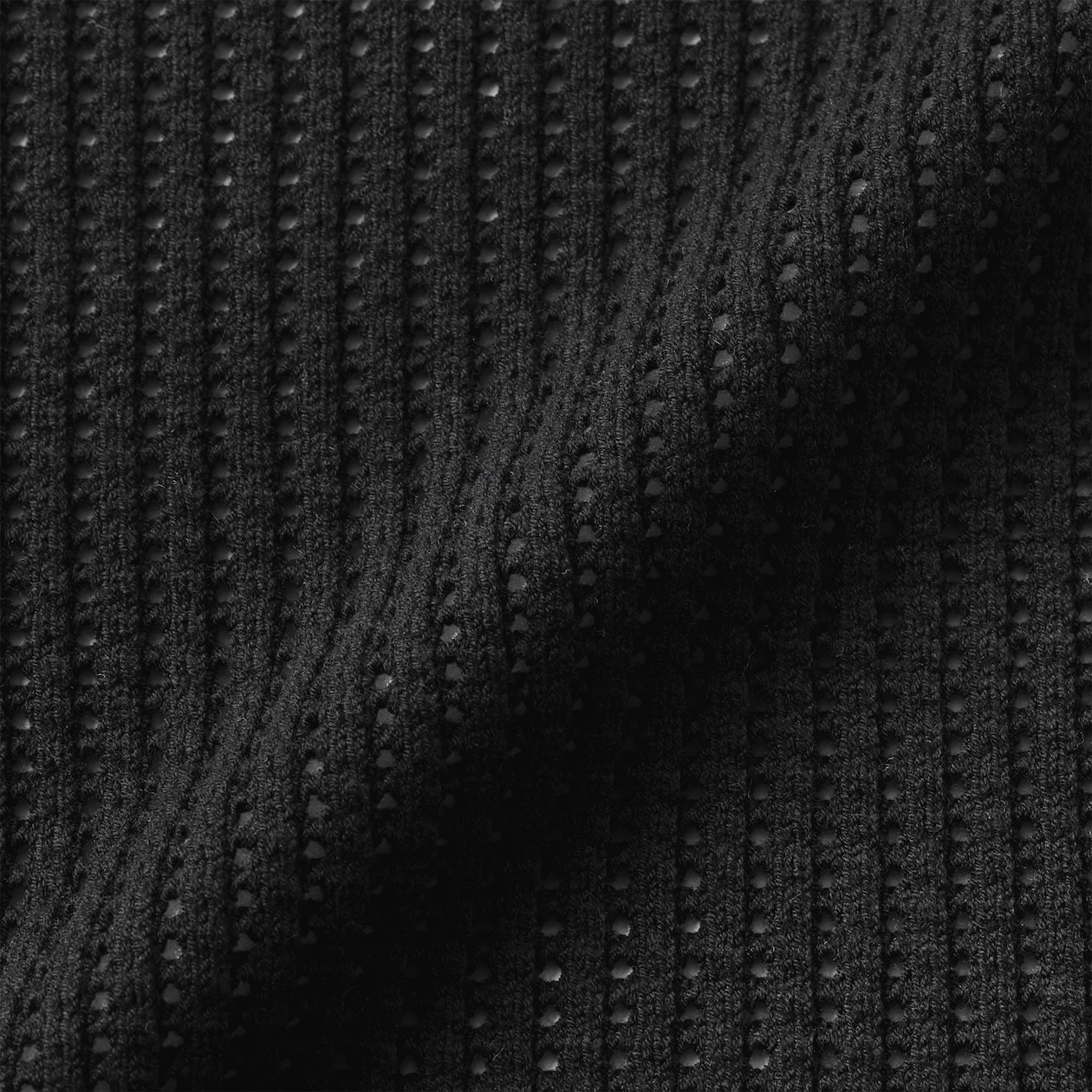 婦人　洗えるメッシュクルーネックセーター