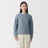 婦人　洗えるメッシュクルーネックセーター