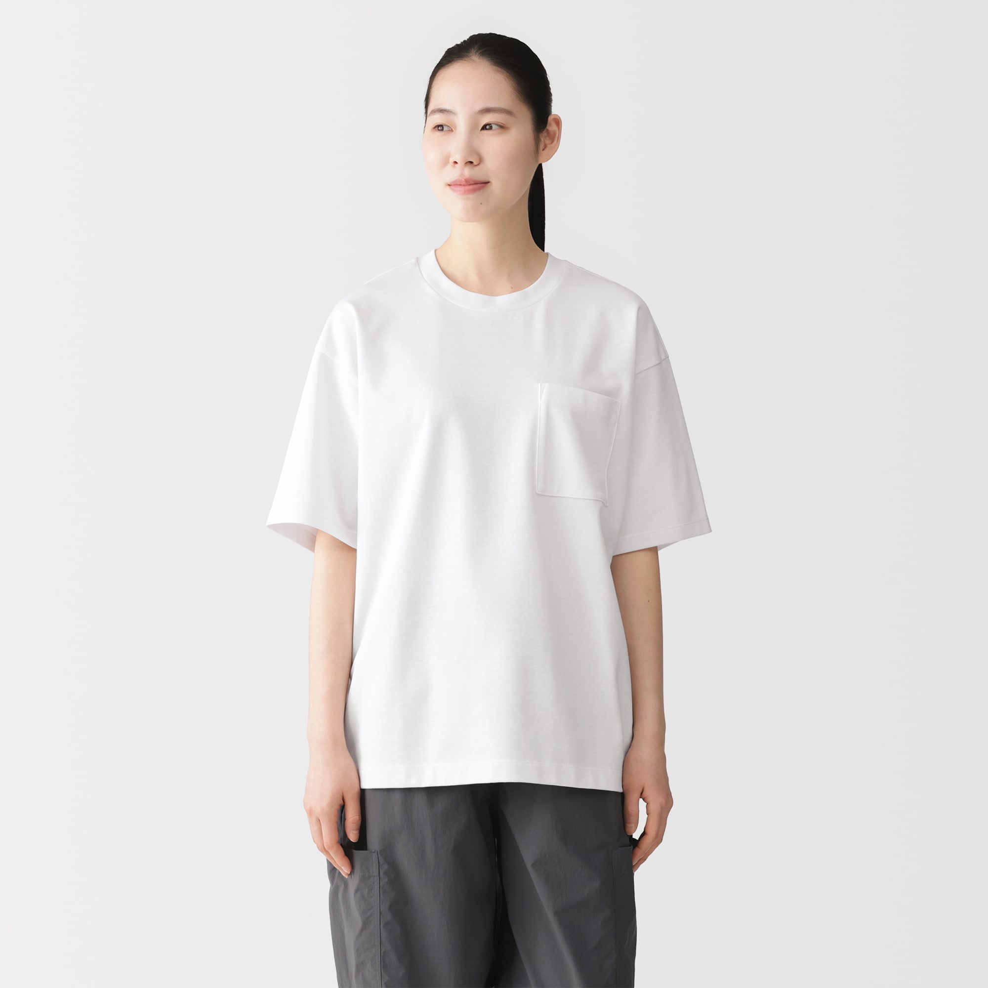 紳士 涼感UVカットワイド半袖Tシャツ | 無印良品