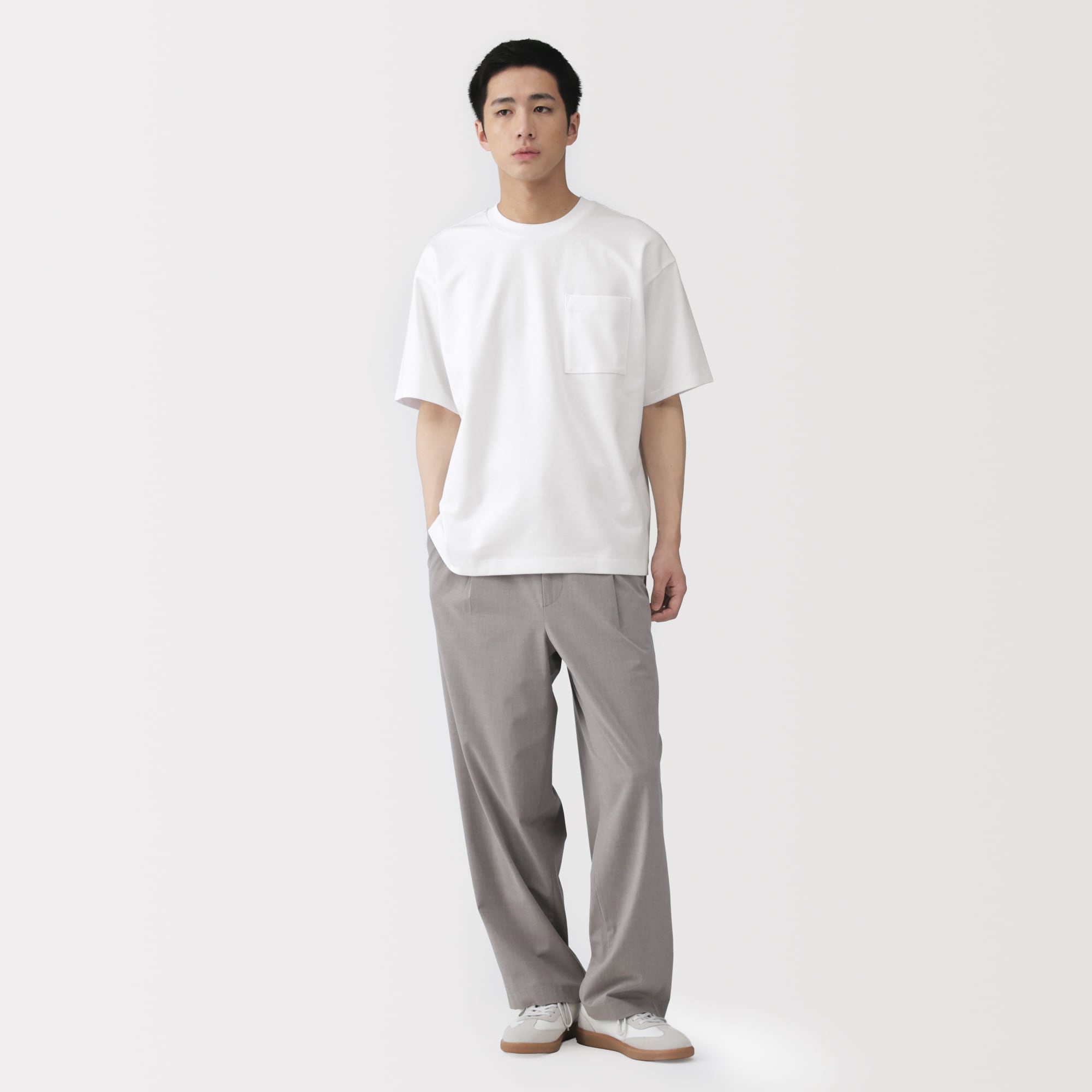 紳士 涼感UVカットワイド半袖Tシャツ | 無印良品
