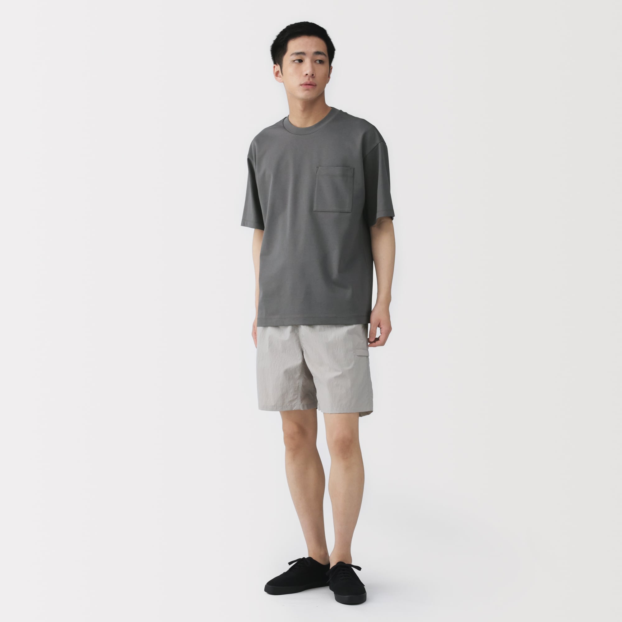 紳士 涼感UVカットワイド半袖Tシャツ | 無印良品