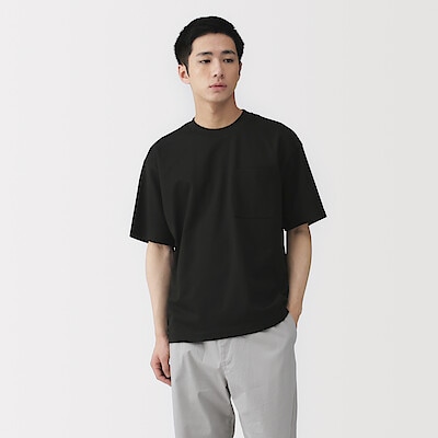 紳士　涼感ＵＶカットワイド半袖Ｔシャツ