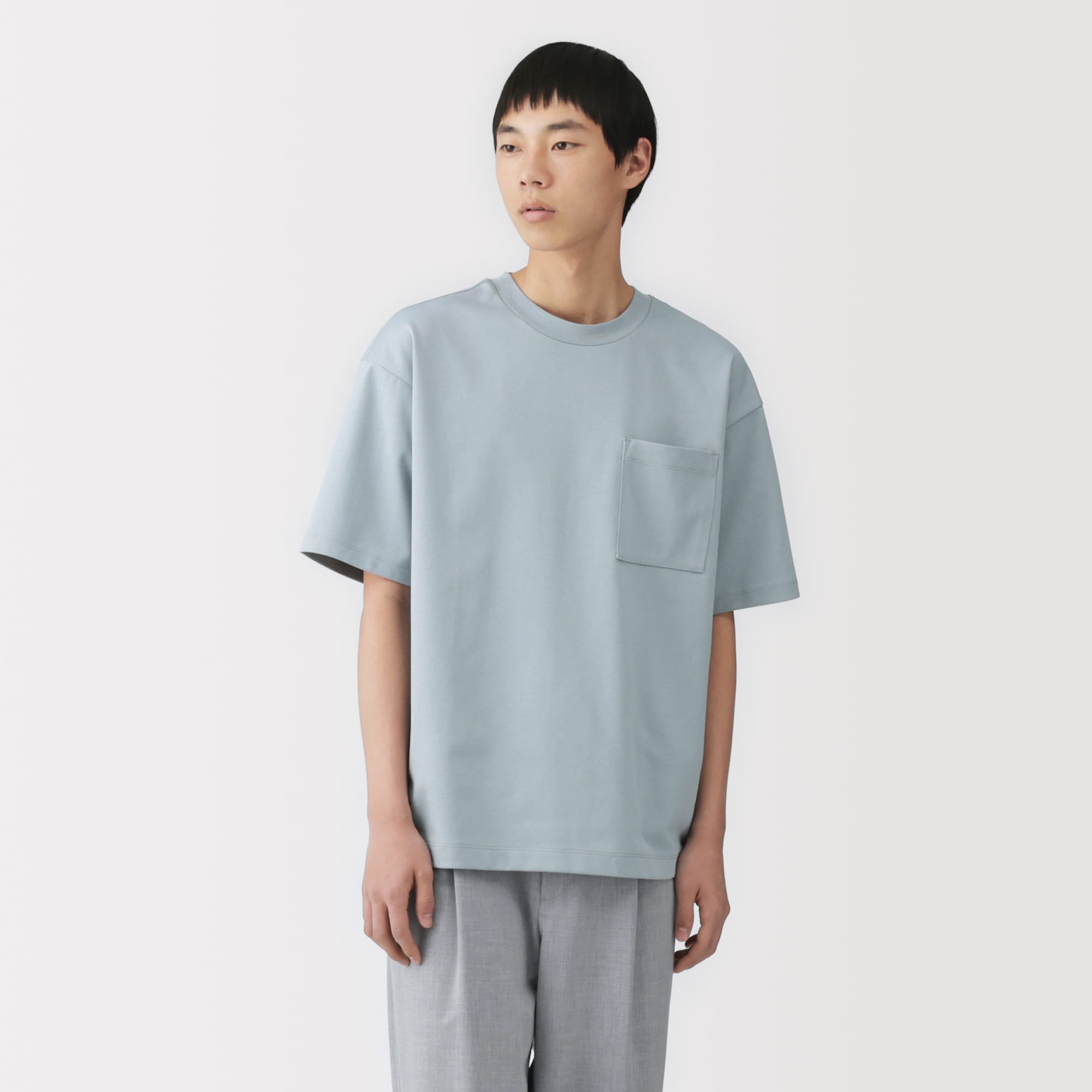 紳士　涼感ＵＶカットワイド半袖Ｔシャツ | 無印良品