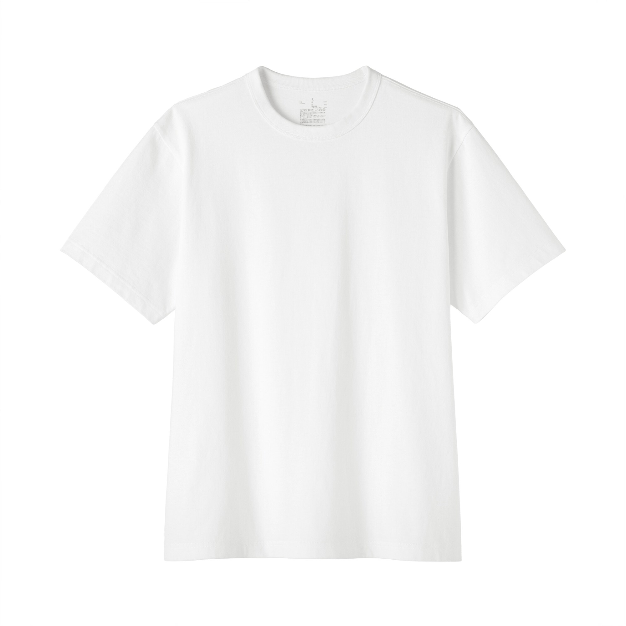 紳士　洗いざらし太番手クルーネック半袖Ｔシャツ