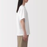 紳士　洗いざらし太番手クルーネック半袖Ｔシャツ