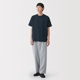 紳士　洗いざらし太番手クルーネック半袖Ｔシャツ