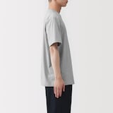 紳士　天竺編みクルーネック半袖Ｔシャツ