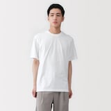 紳士　天竺編みクルーネック半袖Ｔシャツ