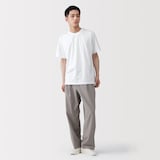 紳士　天竺編みクルーネック半袖Ｔシャツ