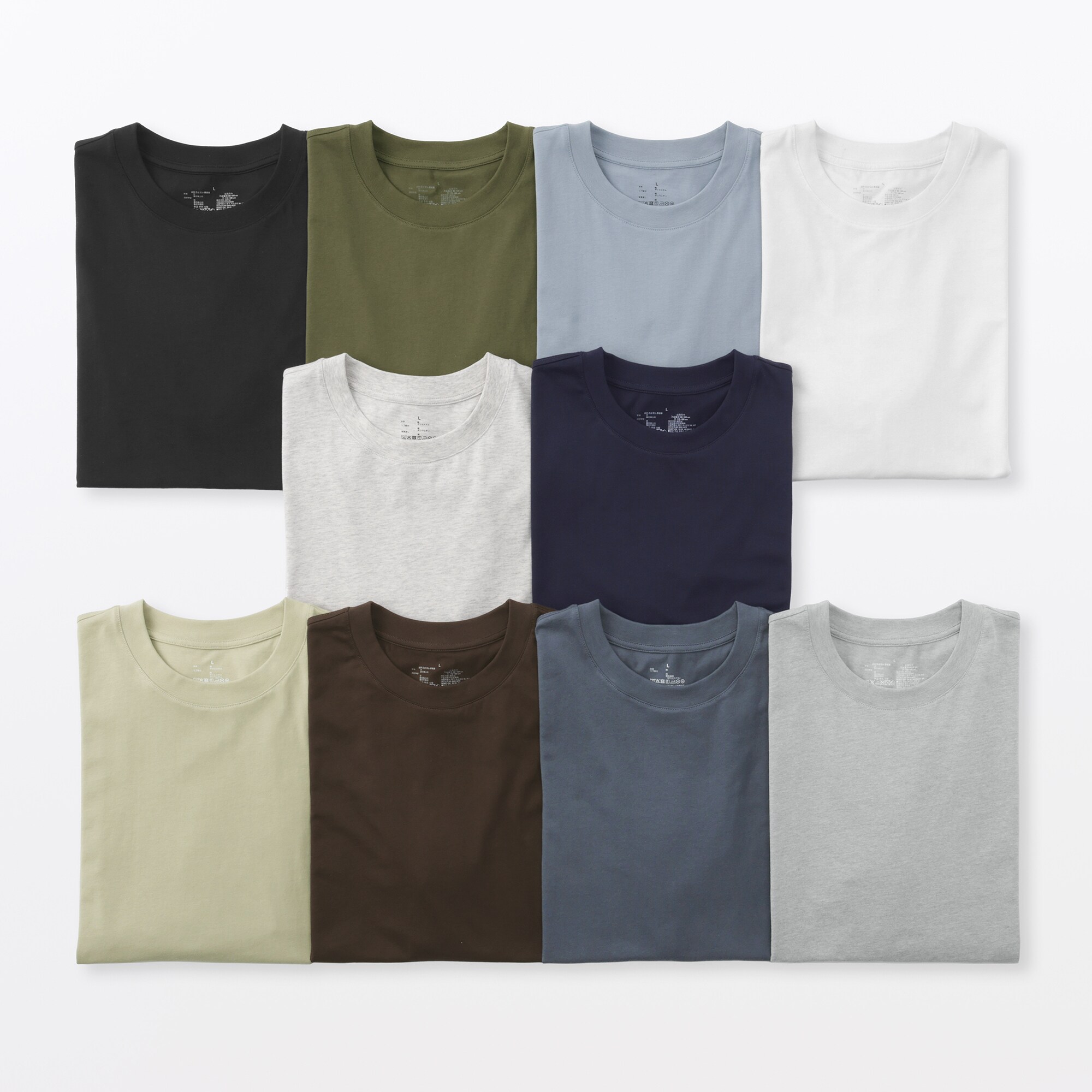 紳士 天竺編みクルーネック半袖Tシャツ | 無印良品