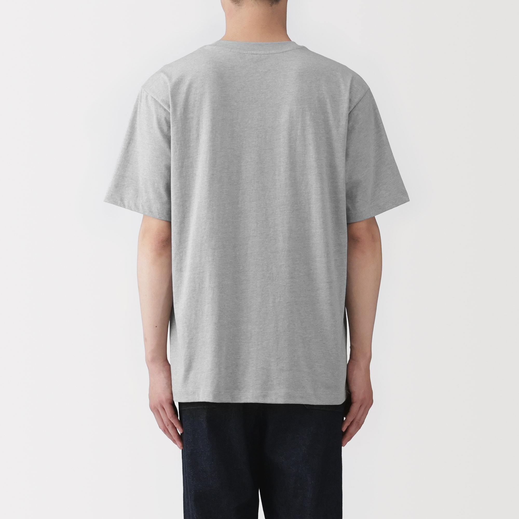 紳士 天竺編みクルーネック半袖Tシャツ | 無印良品