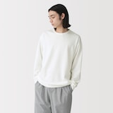 紳士　ＵＶカット乾きやすいワッフルクルーネック長袖Ｔシャツ