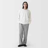 紳士　ＵＶカット乾きやすいワッフルクルーネック長袖Ｔシャツ