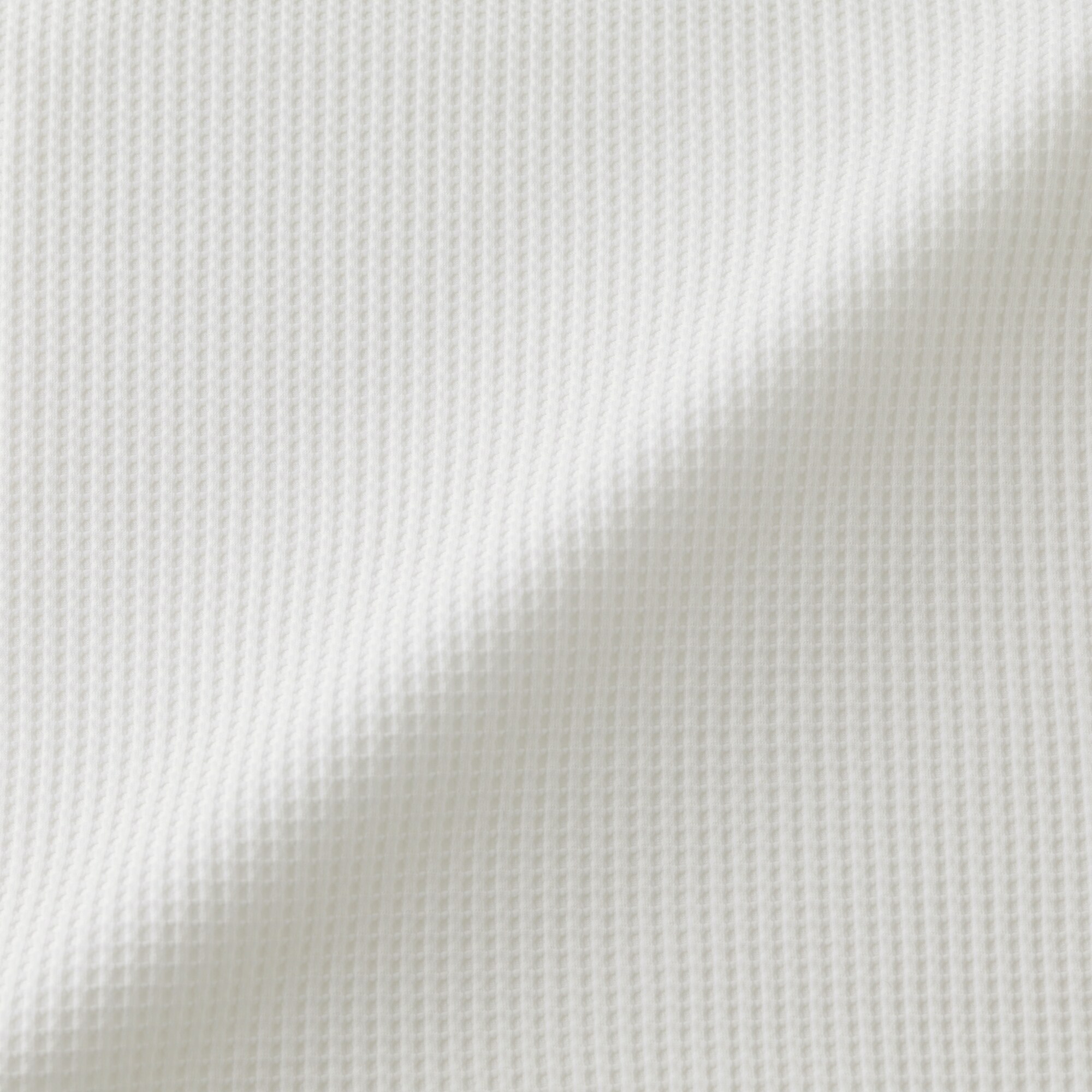 紳士　ＵＶカット乾きやすいワッフルクルーネック長袖Ｔシャツ