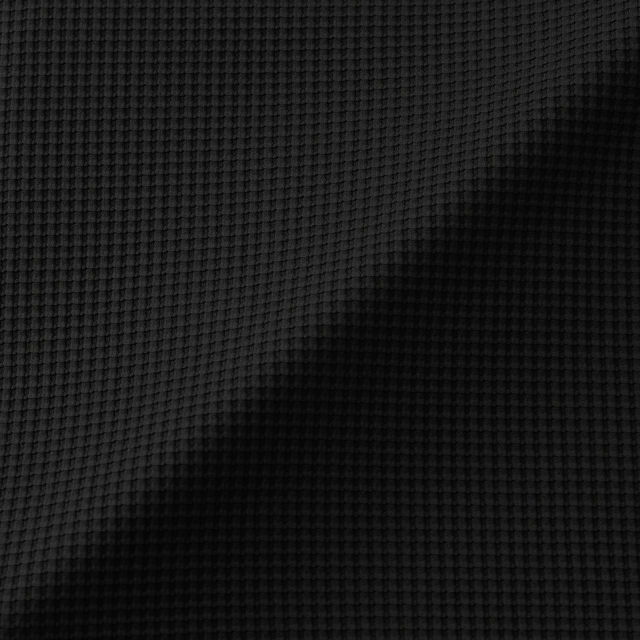 ＜循環＞紳士　ＵＶカット乾きやすいワッフルクルーネック長袖Ｔシャツ