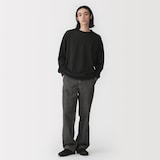 紳士　ＵＶカット乾きやすいワッフルクルーネック長袖Ｔシャツ