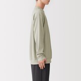 紳士　ＵＶカット乾きやすいワッフルクルーネック長袖Ｔシャツ
