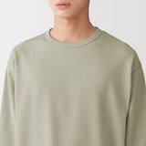 紳士　ＵＶカット乾きやすいワッフルクルーネック長袖Ｔシャツ