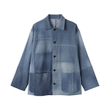 つながる服　デニムカバーオール