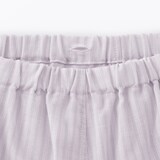 婦人　脇に縫い目のない　薄手ガーゼ五分袖パジャマ