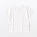 ベビー　あたまするっと　綿天竺編みクルーネック半袖Ｔシャツ　無地