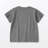 ベビー　あたまするっと　綿天竺編みクルーネック半袖Ｔシャツ　無地