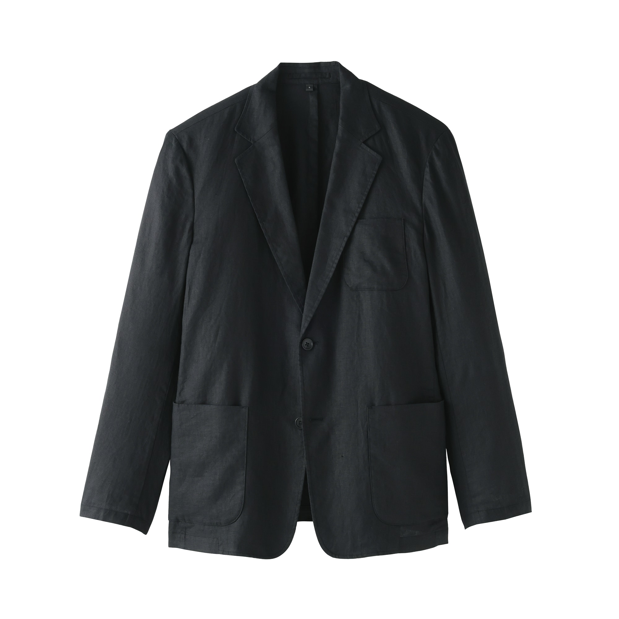 紳士　リネン洗いざらしジャケット