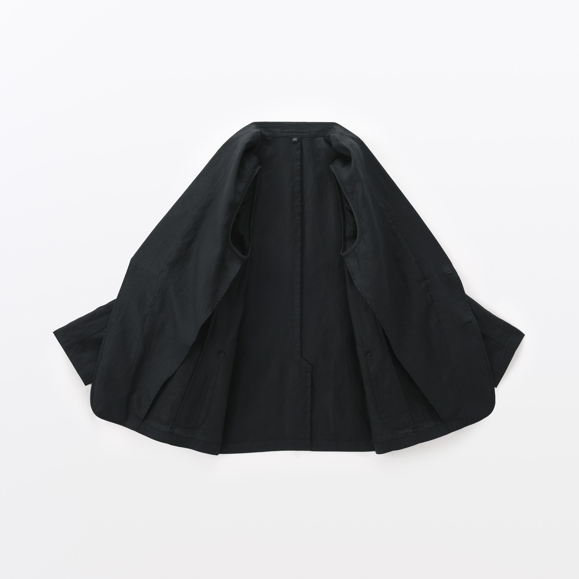 紳士　リネン洗いざらしジャケット